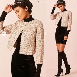 NEW Multicolored Tweed Blazer!
